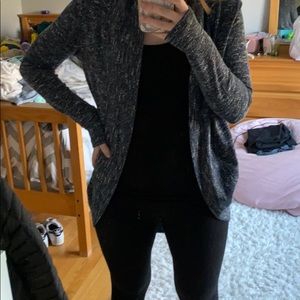 Blue marbled cardigan